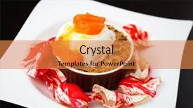  Presentation with dessert oreo ice cream - Cool new theme with liquid nitrogen - berry pie dessert with ice backdrop and a gold colored foreground