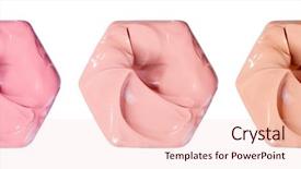  Presentation with blush - Audience pleasing PPT layouts consisting of liquid samples of blush backdrop and a lemonade colored foreground