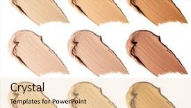  Presentation with blush - Amazing slide set having liquid samples of blush backdrop and a lemonade colored foreground