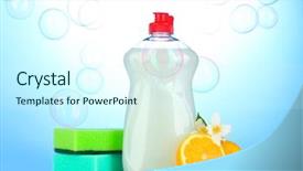  Presentation with dishwashing - Beautiful presentation design featuring concept image of business acronym mlr as minimum lending rate written over road marking yellow paint line backdrop and a tawny brown colored foreground