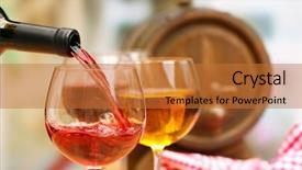  Presentation with tea pouring into glass transparent - Amazing presentation theme having liquor menu - red wine pouring into wine backdrop and a  colored foreground