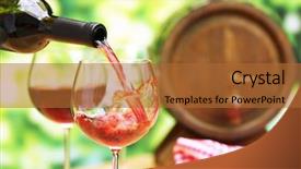  Presentation with tea pouring into glass transparent - Cool new slides with liquor menu - red wine pouring into wine backdrop and a  colored foreground