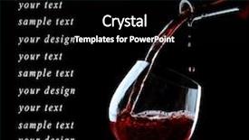  Presentation with tea pouring into glass transparent - Slide deck having liquor menu - red wine pouring into wine background and a  colored foreground