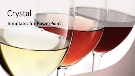  Presentation with liquor - Amazing slides having liquor menu - three different wine red white backdrop and a lemonade colored foreground