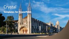  Presentation with u.s. navy - Presentation featuring lisbon-navy-museum-in-western background and a teal colored foreground