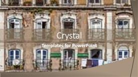  Presentation with 18th century - Amazing presentation design having lisbon-portugal-february-01-2017 backdrop and a coral colored foreground