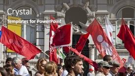  Presentation with avenue - Slide set with lisbon-portugal-october-01-2011 background and a dark gray colored foreground