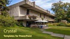  Presentation with cafeteria - Beautiful PPT theme featuring lisbon-portugal-october-19-2016 backdrop and a  colored foreground