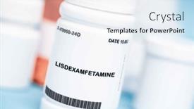  Presentation with attention deficit hyperactivity disorder - Slides enhanced with lisdexamfetamine-is-a-medication-used background and a  colored foreground