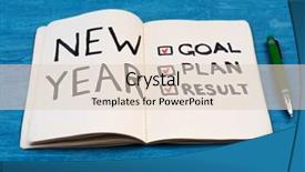  Presentation with motivation - Audience pleasing PPT theme consisting of list challenge solutions - new year goal plan result backdrop and a lemonade colored foreground