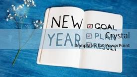  Presentation with purpose - Colorful slide set enhanced with list challenge solutions - new year purpose plan result backdrop and a light blue colored foreground