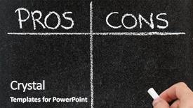  Presentation with methods to protect against unwanted precnancy in m - Presentation theme featuring list of pros and cons background and a dark gray colored foreground