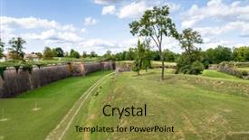  Presentation with france - Slide deck featuring listbuilding - image of neuf brisach alsace background and a  colored foreground