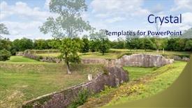  Presentation with monuments historiques france - Cool new theme with listbuilding - image of neuf brisach alsace backdrop and a  colored foreground