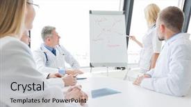  Presentation with team health - PPT layouts featuring listen brain - team of doctors listening mental background and a light gray colored foreground