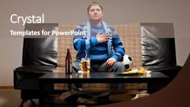  Presentation with hymn - Cool new presentation theme with listening for a hymn backdrop and a gray colored foreground