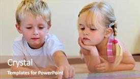  Presentation with education school literature reading - Amazing slides having listening learn - cute boy reads to adorable backdrop and a coral colored foreground