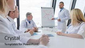  Presentation with team health - Presentation consisting of listening mental health conceptual presentation background and a light gray colored foreground