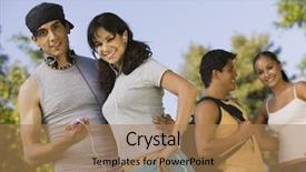  Presentation with dog park dogs plays - Slide set featuring bananas pineapple and an orange background and a lemonade colored foreground