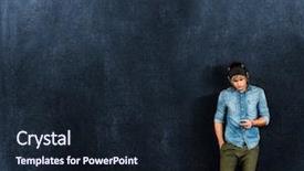  Presentation with stop violence against black women - PPT layouts enhanced with wireless headphones - focused hipster listening to music background and a wine colored foreground