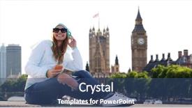  Presentation with travel and tourism - Amazing PPT layouts having listening to music over london backdrop and a  colored foreground