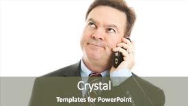  Presentation with blue eyes technology eye scan - PPT layouts consisting of listens to a boring phone background and a tawny brown colored foreground