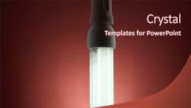  Presentation with alternative energy idea light bulb - Amazing slides having lit energy saving light bulb backdrop and a  colored foreground