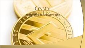  Presentation with litecoin - PPT theme consisting of litecoin digital cryptocurrency isolated on white background altcoins background and a cream colored foreground