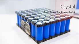  Presentation with lithium ion - Beautiful PPT layouts featuring lithium-ion-industrial-high-current backdrop and a light blue colored foreground