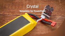  Presentation with lithium ion - Presentation theme enhanced with lithium-ion polymer rechargeable battery background and a red colored foreground