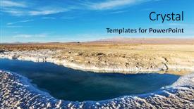  Presentation with flag of argentina - Slides with lithium mining - ojo del mar in argentina background and a  colored foreground