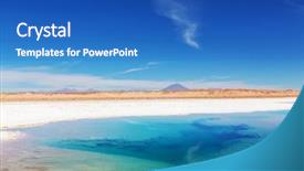  Presentation with salt - Theme with lithium mining - ojo del mar in argentina background and a  colored foreground