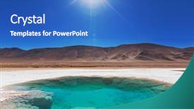  Presentation with salt - Slides having lithium mining - ojo del mar in argentina background and a  colored foreground