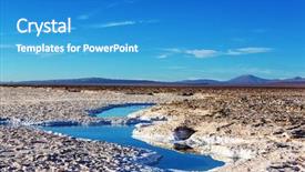  Presentation with lithium - Audience pleasing slides consisting of lithium mining - ojo del mar backdrop and a  colored foreground