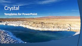  Presentation with salt evaporation ponds on gozo - Colorful slides enhanced with lithium mining - ojo del mar backdrop and a  colored foreground
