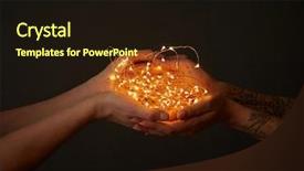  Presentation with black christmas party - PPT layouts enhanced with liting backgroud - bunch of christmas garlands holds background and a wine colored foreground