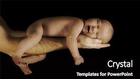 Presentation with black baby - Cool new slide set with little 15 days old baby backdrop and a black colored foreground