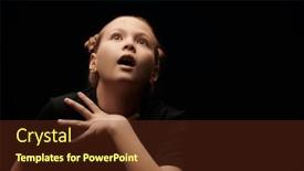  Presentation with black children - Presentation having little-actress-portrait background and a tawny brown colored foreground