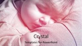  Presentation with mothers - Audience pleasing presentation theme consisting of little baby girl sleeping in mothers arms - lifestyle instragram backdrop and a lemonade colored foreground