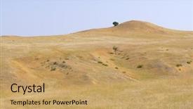  Presentation with battlefield - Slides enhanced with little bighorn battlefield national monument background and a coral colored foreground
