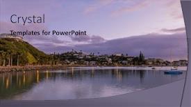  Presentation with new caledonia - Slide deck consisting of little-boats-in-the-magenta background and a light blue colored foreground