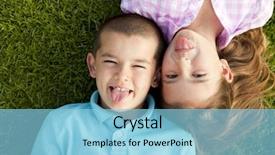  Presentation with orchestra silhouette music outside - Cool new presentation theme with smiling woman getting a back massage with herbal compresses in the health spa backdrop and a coral colored foreground