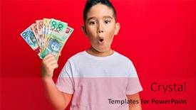  Presentation with australian - Theme with little-boy-hispanic-kid-holding background and a red colored foreground