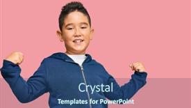  Presentation with victory - Theme having little-boy-hispanic-kid-wearing background and a ocean colored foreground