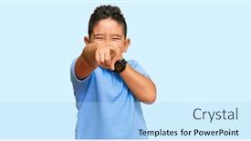  Presentation with toothpaste little kid boy brushing - Amazing PPT layouts having little-boy-hispanic-kid-wearing backdrop and a light blue colored foreground