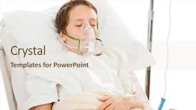  Presentation with pediatric hospital - Theme featuring little boy in the hospital background and a lemonade colored foreground