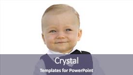  Presentation with christening for boy - Presentation enhanced with formal outfits - little boy in tuxedo background and a ocean colored foreground