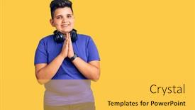  Presentation with forgiveness - Slides featuring little-boy-kid-listening background and a yellow colored foreground