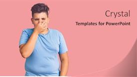  Presentation with bad breath - Amazing presentation theme having little-boy-kid-wearing-sports backdrop and a coral colored foreground