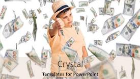  Presentation with angry kid - Audience pleasing PPT theme consisting of little-boy-kid-wearing-summer backdrop and a lemonade colored foreground